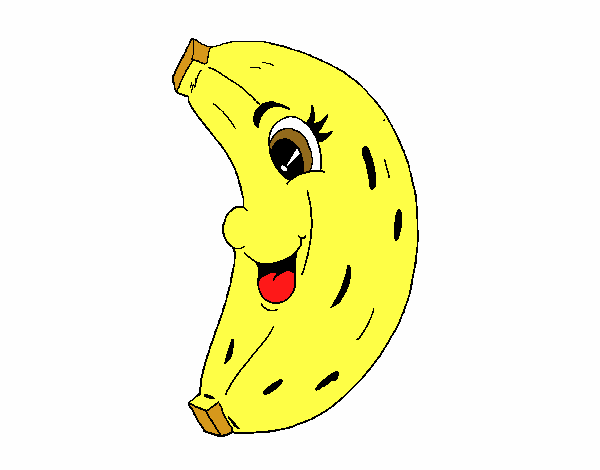 Banana feliz