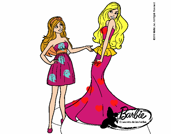 Barbie estrena vestido