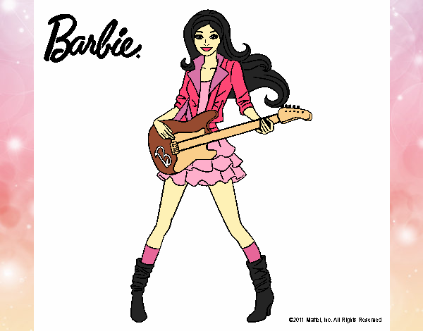 Barbie guitarrista