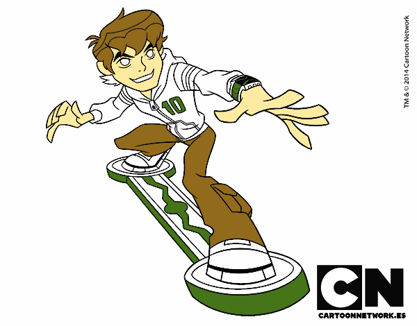 Ben 10 skateboard