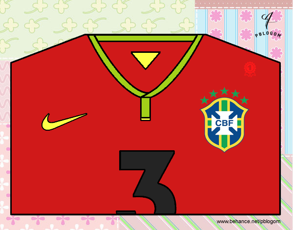 Camiseta del mundial de fútbol 2014 de Brasil