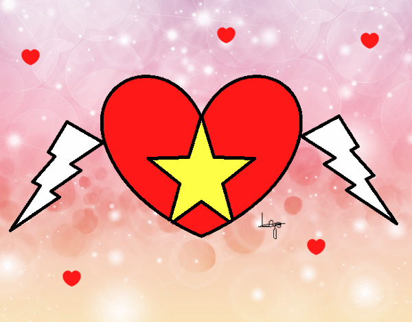 Corazón estrella