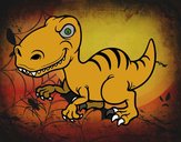 Dinosaurio velociraptor