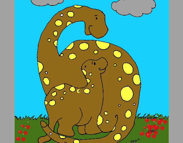 Dibujo de Dinosaurios pintado por en Dibujos.net el día 24-02-16 a las