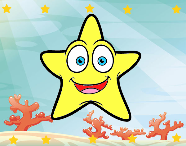 Estrella de mar sonriente