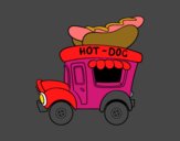 Food truck de perritos calientes