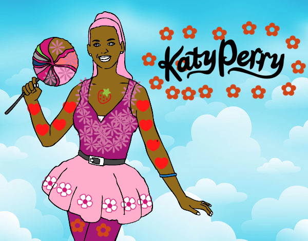 Katy Perry con piruleta