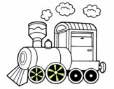 Dibujo Locomotora de vapor pintado por geiny