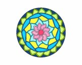 Dibujo Mandala 1 pintado por MarthaFavi