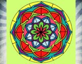 Dibujo Mandala 6 pintado por apaolis