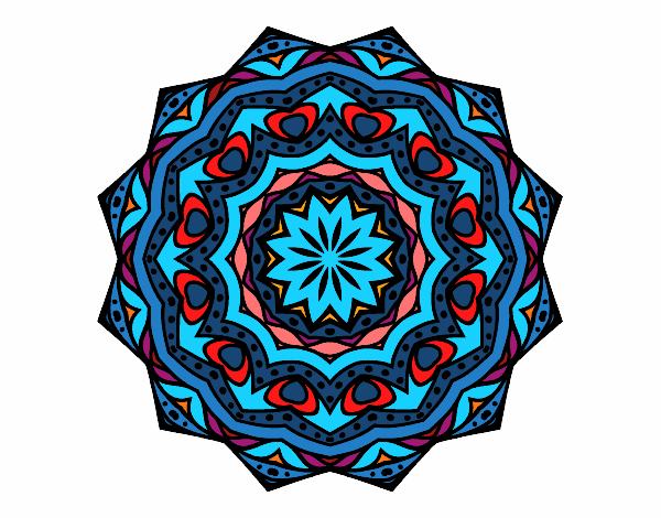 Mandala con estratos