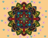 Dibujo Mandala decorativa pintado por linda423