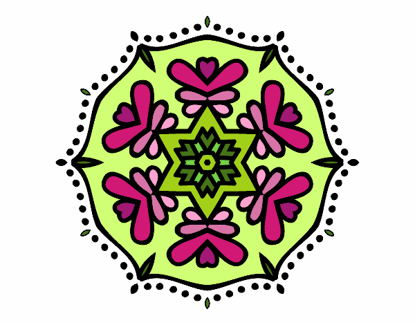 Mandala simétrica