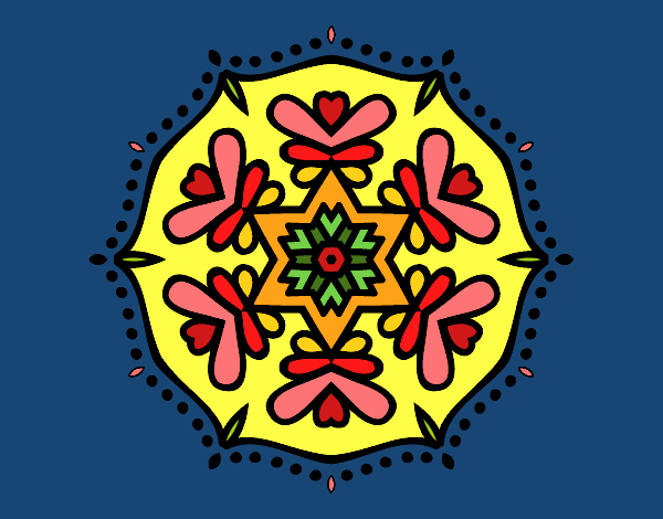 Mandala simétrica