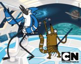 Mordecai y Rigby