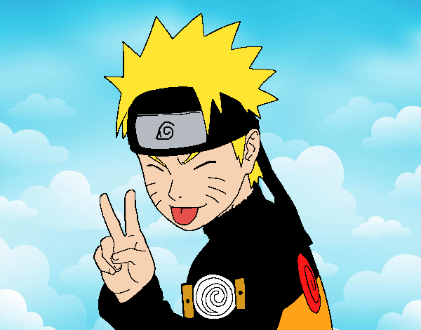 Naruto sacando lengua