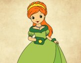 Dibujo Princesa de gala pintado por CuteCake
