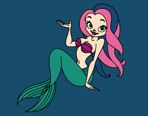 Dibujo Sirena sexy pintado por ElenaG