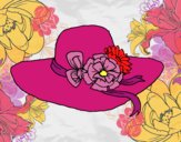 Sombrero con flores