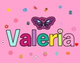 Dibujo Valeria pintado por valeale