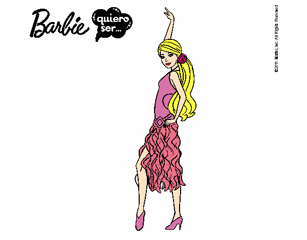 Barbie flamenca