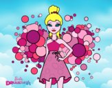 Dibujo Barbie Princesa Rosa pintado por yumilore