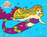 Dibujo Barbie sirena pintado por Bimba1001