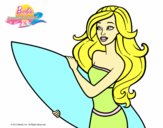 Barbie va a surfear