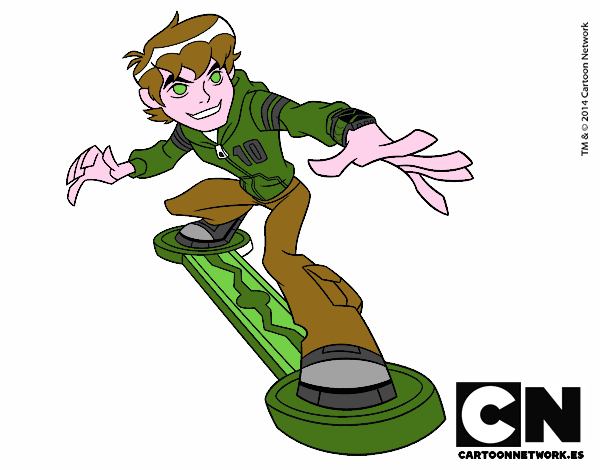 Ben 10 skateboard