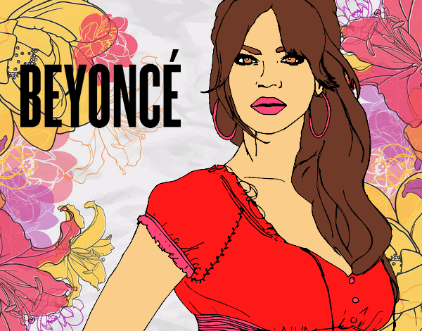 Dibujo Beyoncé B-Day pintado por LunaLunita