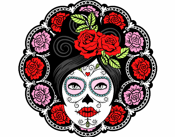 Calavera mejicana femenina