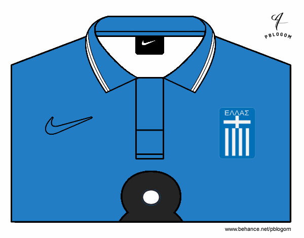 Camiseta del mundial de fútbol 2014 de Grecia