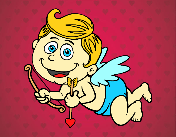 Cupido sonriendo