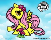 Dibujo Fluttershy pintado por milanyela1