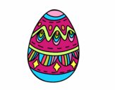 Dibujo Huevo de Pascua con Rombos pintado por MarthaFavi
