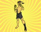 Luchador de Muay Thai