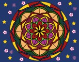 Dibujo Mandala 6 pintado por linda423