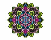 Dibujo Mandala decorativa pintado por Vucky