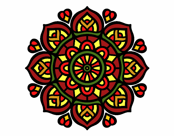 Mandala para la concentración mental