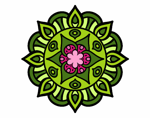 Mandala vida vegetal