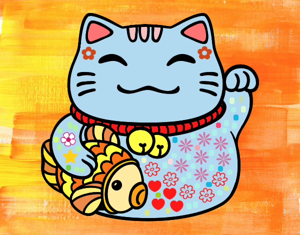 Maneki-neko de la abundancia