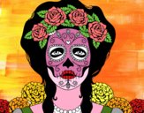 Mujer calavera mejicana