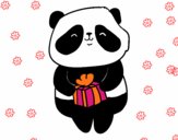 Panda con regalo