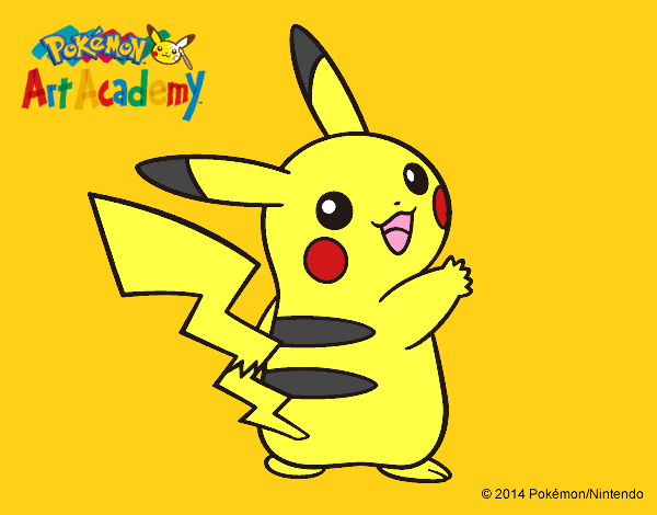 Pikachu de espaldas