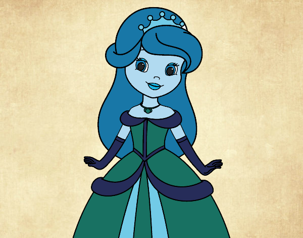 Dibujo Princesa bella pintado por CuteCake