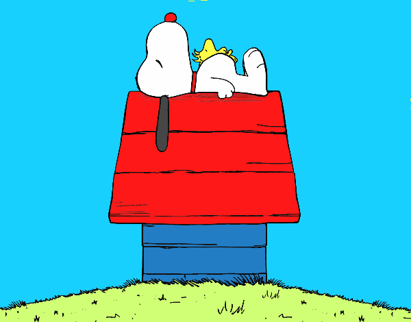 Snoopy durmiendo