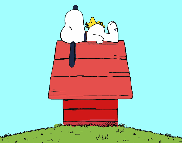 Snoopy durmiendo