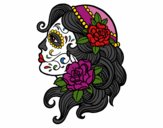 Dibujo Tatuaje de Catrina pintado por rosemilia