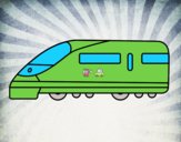 Dibujo Tren rápido pintado por SinaiV