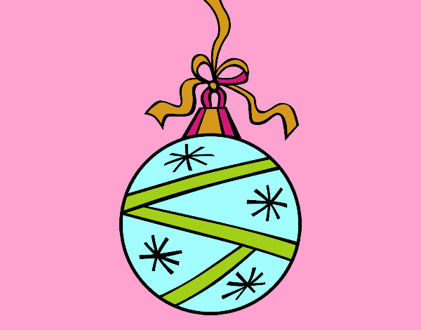 Una bola de Navidad